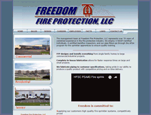 Tablet Screenshot of freedomfirepro.com
